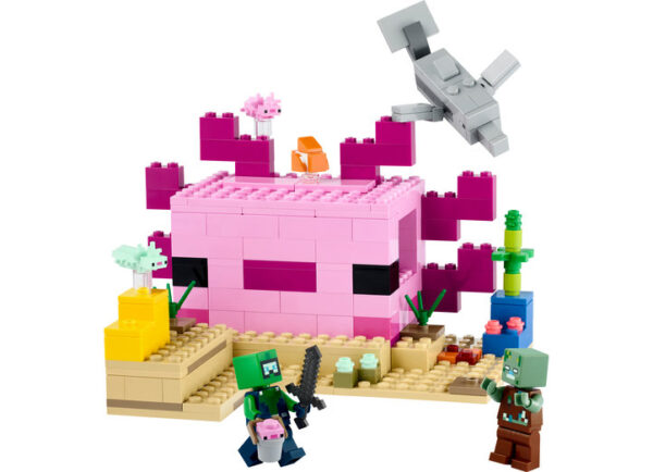 LEGO Minecraft - Casa Axolotl 21247, 242 piese