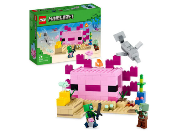 LEGO Minecraft - Casa Axolotl 21247, 242 piese