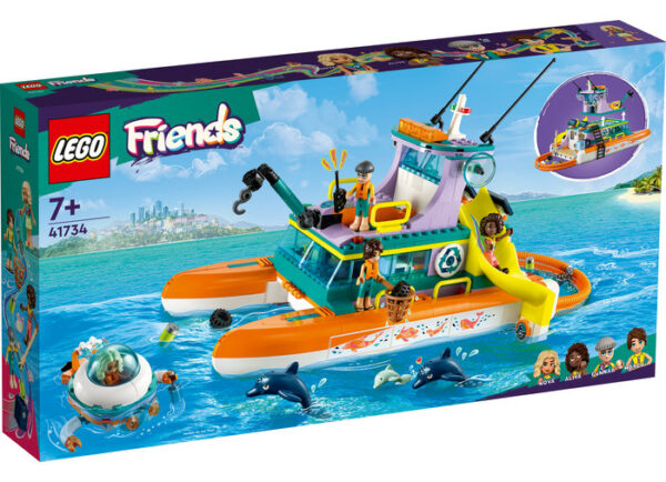 41734-lego-friends-1 LEGO Friends - Barca de salvare pe mare 41734, 717 piese
