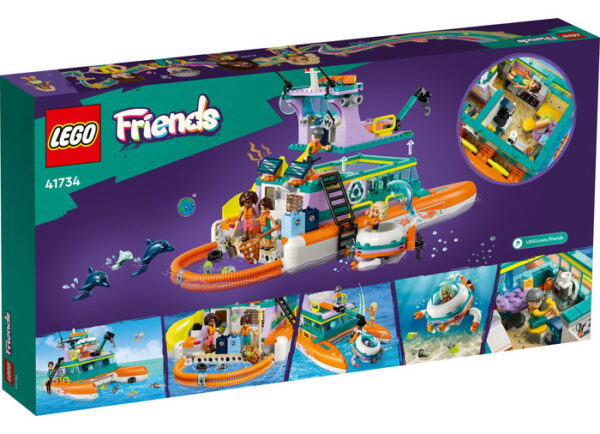 41734-lego-friends-2 LEGO Friends - Barca de salvare pe mare 41734, 717 piese