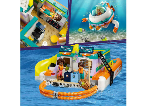 41734-lego-friends-4 LEGO Friends - Barca de salvare pe mare 41734, 717 piese
