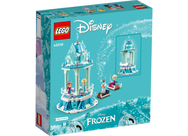 LEGO Disney - Caruselul Magic al Annei si al Elsei 43218, 175 piese