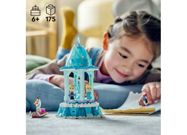 LEGO Disney - Caruselul Magic al Annei si al Elsei 43218, 175 piese