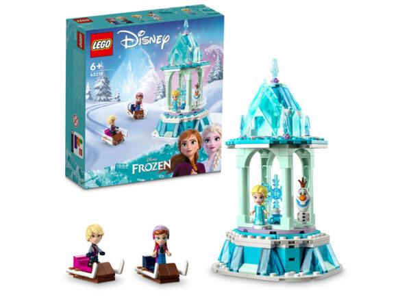 LEGO Disney - Caruselul Magic al Annei si al Elsei 43218, 175 piese