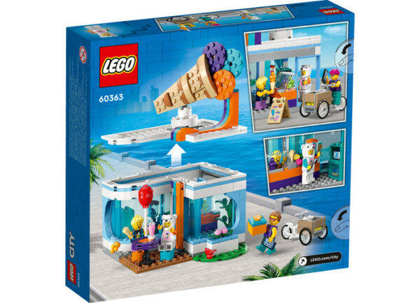 LEGO City - Magazin de inghetata 60363, 296 piese