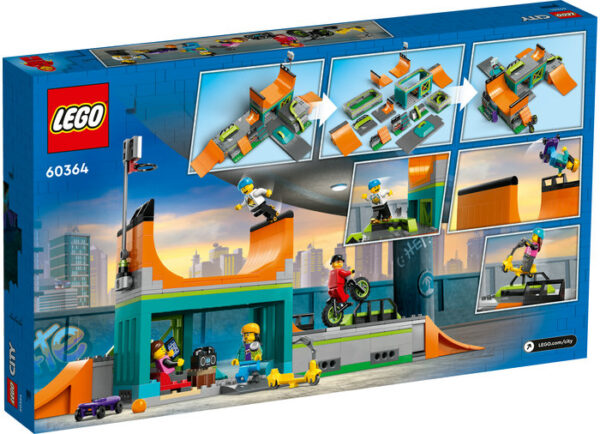 60364-lego-city-2 LEGO City - Parc pentru skateboard 60364, 454 piese