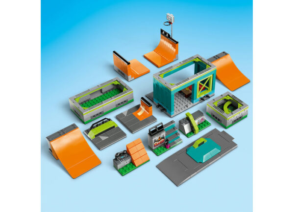 60364-lego-city-3 LEGO City - Parc pentru skateboard 60364, 454 piese