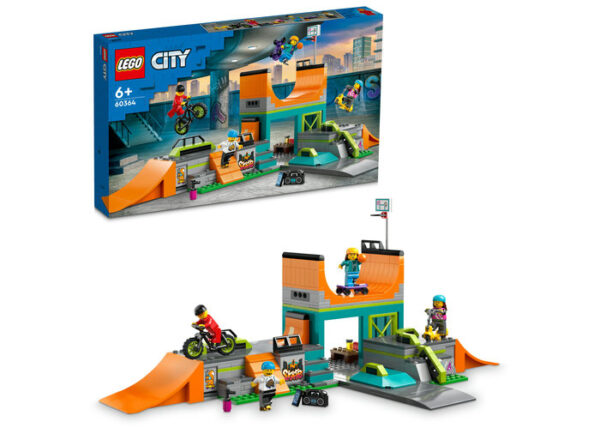 60364-lego-city LEGO City - Parc pentru skateboard 60364, 454 piese