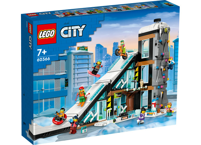 LEGO City - Centru de ski si escalada 60366, 1045 piese
