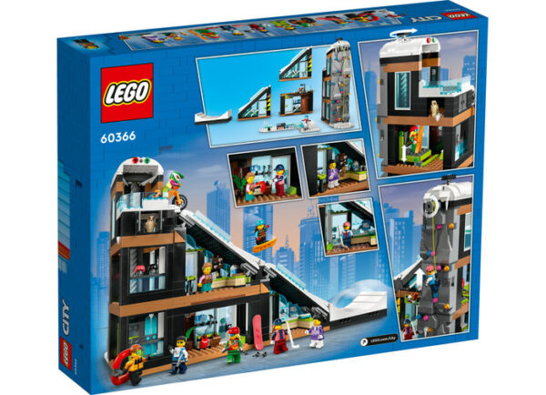 LEGO City - Centru de ski si escalada 60366, 1045 piese
