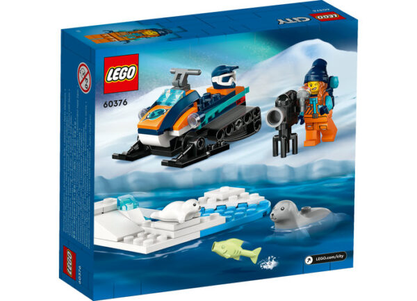 LEGO City - Snowmobil pentru explorari arctice 60376, 70 piese