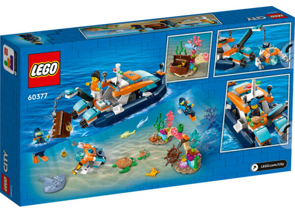 LEGO City - Barca pentru scufundari 60377, 182 piese
