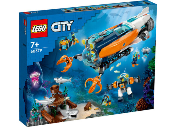 60379-lego-city-1 LEGO City - Submarin de explorari 60379, 842 piese