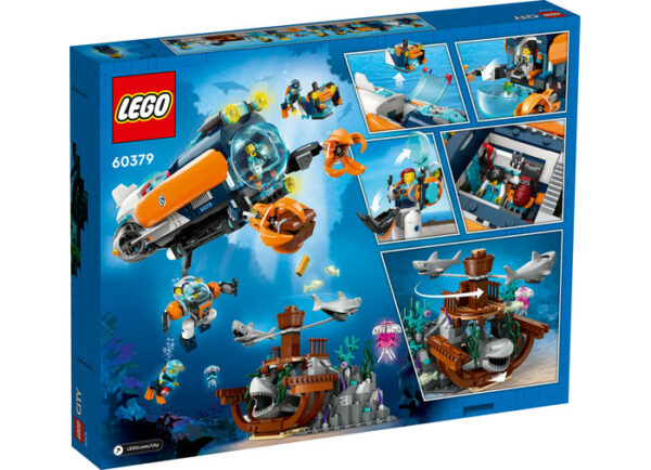60379-lego-city-2 LEGO City - Submarin de explorari 60379, 842 piese