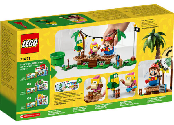 71421-lego-super-mario-2 LEGO Super Mario - Set de extindere - Concertul lui Dixie Kong in jungla 71421, 174 piese