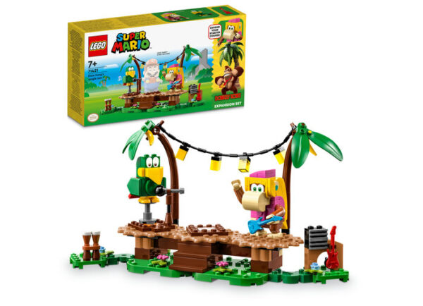71421-lego-super-mario LEGO Super Mario - Set de extindere - Concertul lui Dixie Kong in jungla 71421, 174 piese