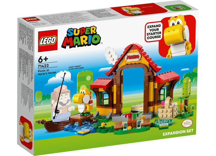 LEGO Super Mario - Set de extindere Picnic la casa lui Mario 71422, 259 piese