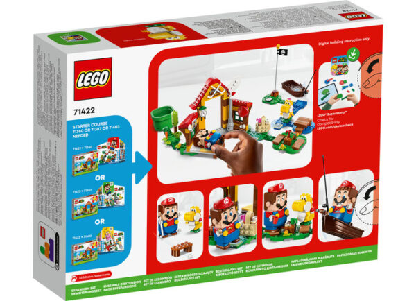 LEGO Super Mario - Set de extindere Picnic la casa lui Mario 71422, 259 piese