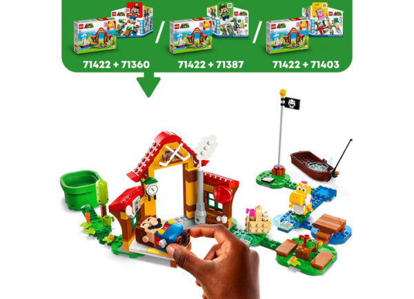 LEGO Super Mario - Set de extindere Picnic la casa lui Mario 71422, 259 piese