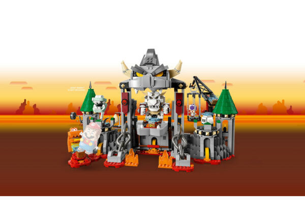 LEGO Super Mario - Set de extindere - Batalia lui Dry Bowser de la castel 71423, 1321 piese