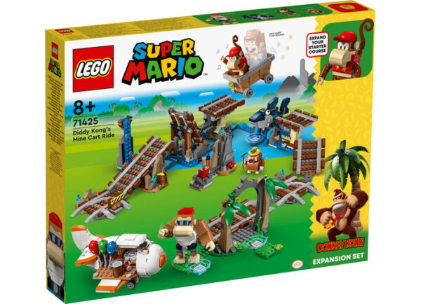 LEGO Super Mario - Set de extindere - Plimbarea cu vagonetul 71425, 1157 piese