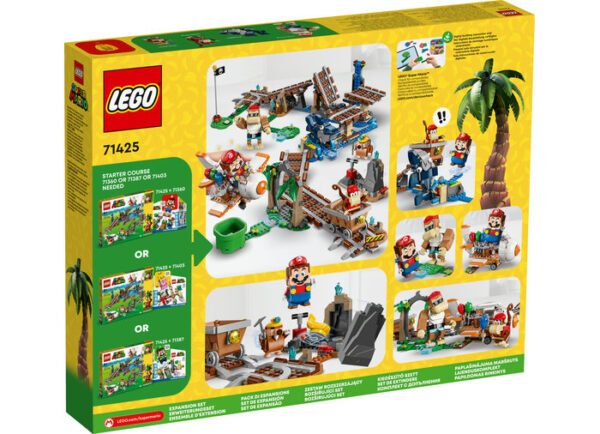 LEGO Super Mario - Set de extindere - Plimbarea cu vagonetul 71425, 1157 piese