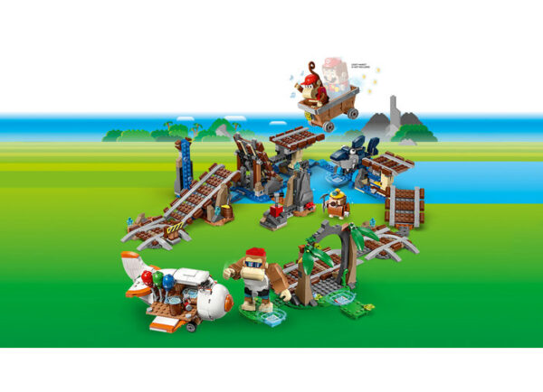 LEGO Super Mario - Set de extindere - Plimbarea cu vagonetul 71425, 1157 piese