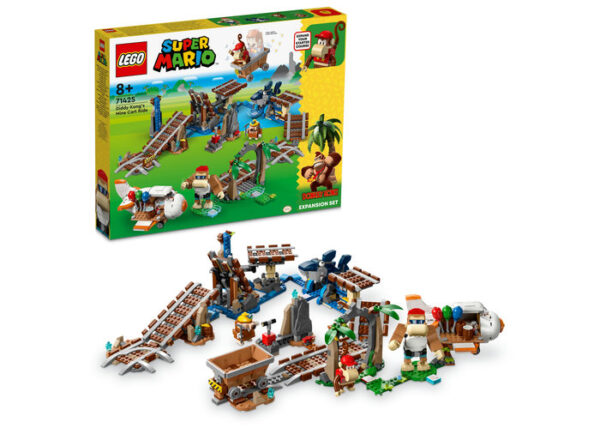 LEGO Super Mario - Set de extindere - Plimbarea cu vagonetul 71425, 1157 piese