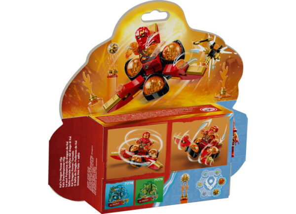 LEGO Ninjago - Rotirea Spinjitzu al lui Kai cu puterea dragonului 71777, 72 piese