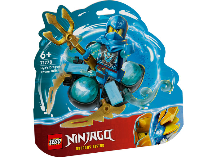 LEGO Ninjago - Rotirea Spinjitzu al Nyei cu puterea dragonului 71778, 57 piese