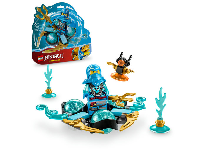 LEGO Ninjago - Rotirea Spinjitzu al Nyei cu puterea dragonului 71778, 57 piese