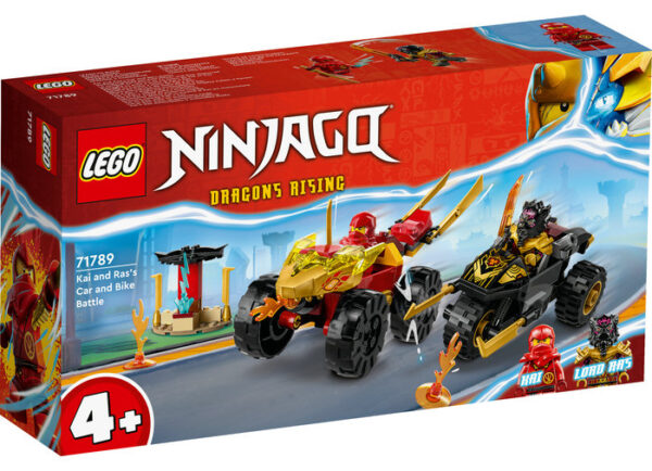 LEGO Ninjago - Masina lui Kai si motocicleta lui Ras 71789, 103 piese