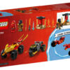 LEGO Ninjago - Masina lui Kai si motocicleta lui Ras 71789, 103 piese