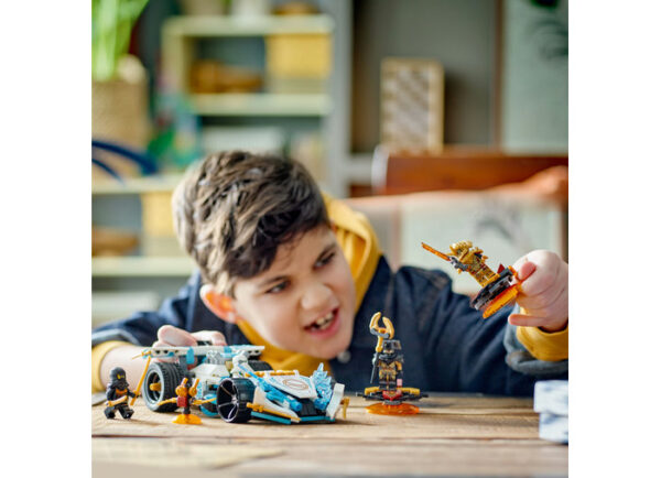 LEGO Ninjago - Masina de curse Spinjitzu a lui Zane 71791, 307 piese