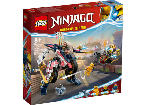 LEGO Ninjago - Motocicleta-robot a Sorei 71792, 384 piese
