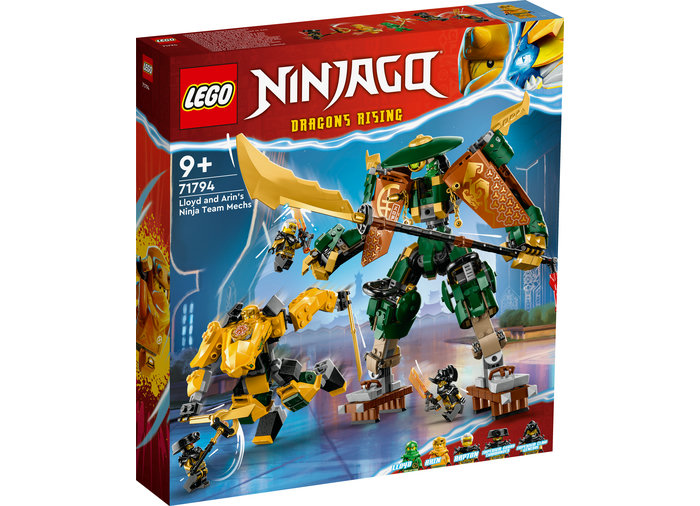 LEGO Ninjago - Robotii lui Lloyd si Arin 71794, 764 piese