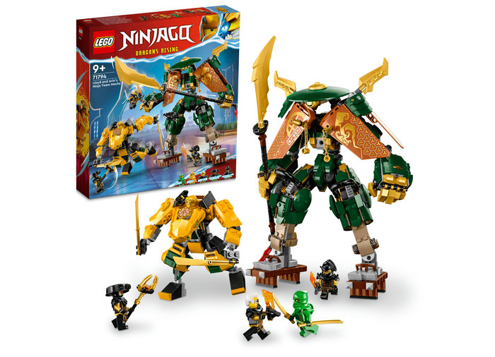LEGO Ninjago - Robotii lui Lloyd si Arin 71794, 764 piese