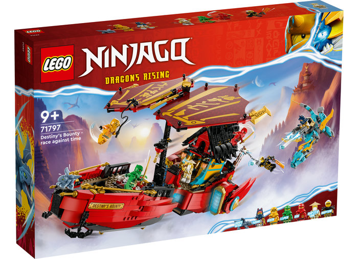 LEGO Ninjago - Destiny's Bounty - cursa contra timp 71797, 1739 piese