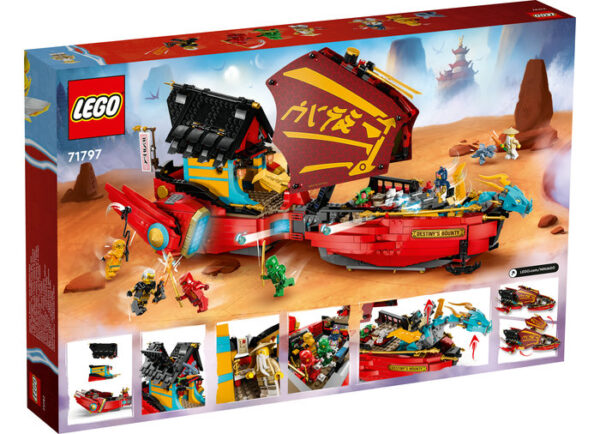 LEGO Ninjago - Destiny's Bounty - cursa contra timp 71797, 1739 piese