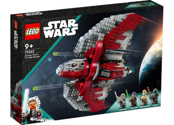 LEGO Star Wars - Naveta Jedi T-6 a lui Ahsoka 75362, 601 piese