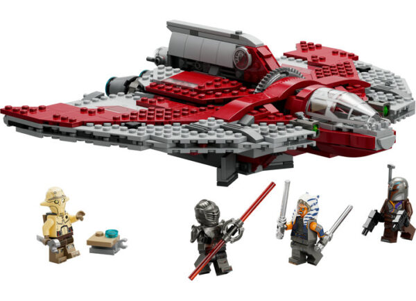 LEGO Star Wars - Naveta Jedi T-6 a lui Ahsoka 75362, 601 piese