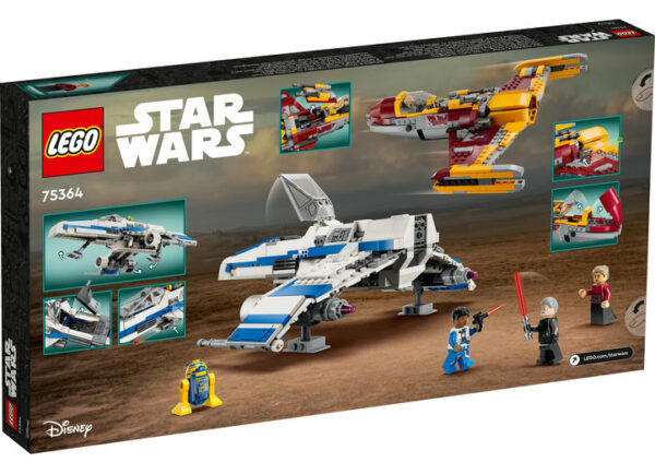 75364-lego-star-wars-2 LEGO Star Wars - E-Wing al Noii Republici vs Starfighter-ul lui Shin Hati 75364, 1056 piese