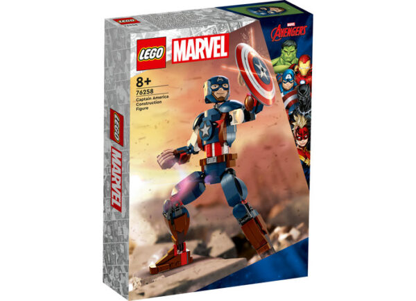 76258-lego-super-heroes-1 LEGO Marvel Super Heroes - Figurina de constructie Captain America 76258, 310 piese