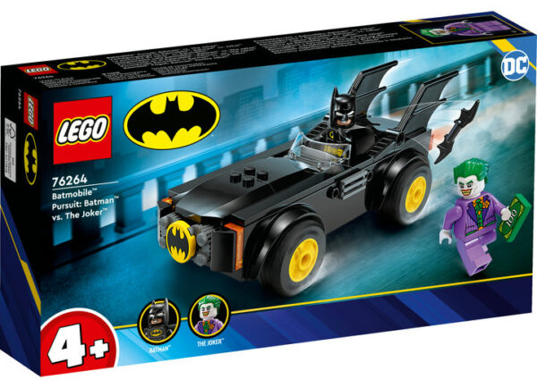 LEGO DC Super Heroes - Urmarire pe Batmobile: Batman contra Joker 76264, 54 piese