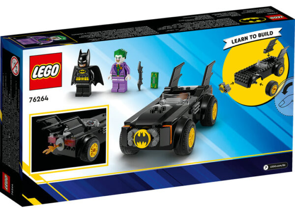 LEGO DC Super Heroes - Urmarire pe Batmobile: Batman contra Joker 76264, 54 piese