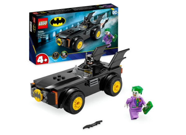 LEGO DC Super Heroes - Urmarire pe Batmobile: Batman contra Joker 76264, 54 piese