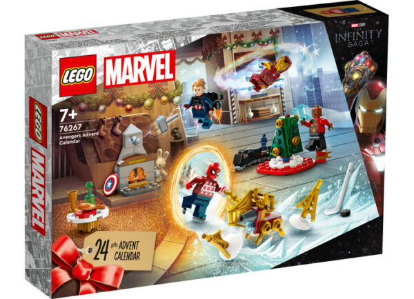 LEGO Marvel Super Heroes - Calendar de Craciun LEGO Marvel Super Heroes 76267, 243 piese