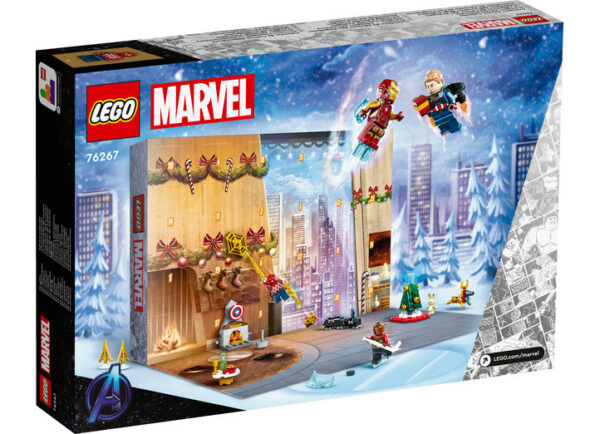 LEGO Marvel Super Heroes - Calendar de Craciun LEGO Marvel Super Heroes 76267, 243 piese