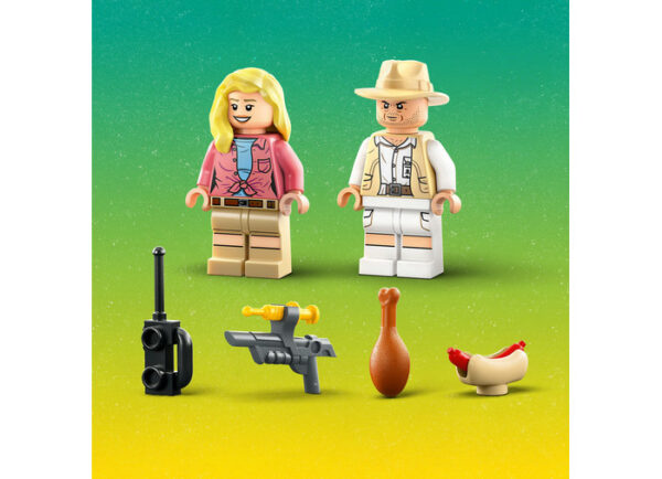 LEGO Jurassic World - Evadarea dinozaurului Velociraptor 76957, 137 piese