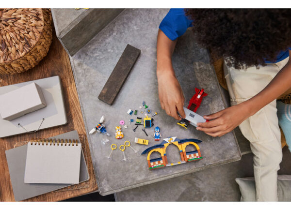 76991-lego-sonic-the-hedgehog-1 LEGO Sonic the Hedgehog - Atelierul lui Tails si avion Tornado 76991, 376 piese